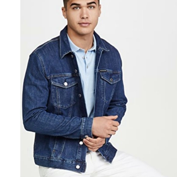 CK Jeans Essential Trucker Iconic CK Jacket Size L - Picture 4 of 6